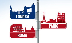 Castiga 3 excursii pentru 2 persoana la Paris, Roma sau Londra