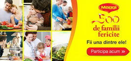 Castiga 500 x 100 de euro oferiti de Maggi