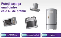 Castiga 48 cuptoare cu microunde Samsung, 6 frigidere Electrolux, 6 aragazuri Electrolux si 6 hote Heinner