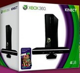 Castiga consola xBox 360 4 GB cu controller Kinect