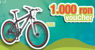 Castiga un voucher de 1.000 de lei sau o bicicleta X-FACT Kilimanjaro 3.1