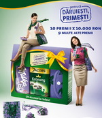 Castiga 10 x 10.000 lei, 100 x 1.000 lei si 200.000 premii Jacobs sau Milka