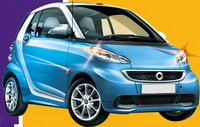 Castiga o masina Smart Fortwo Coupe