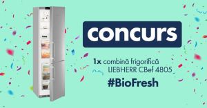 Câștigă o combină frigorifică Liebherr cu BioFresh