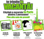 Castiga o excursie la Paris, un set de 4 anvelope si 200 de tricouri