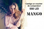 Castiga un voucher de 550 lei oferit de Mango