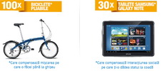 Castiga 30 de tablete Samsung Galaxy Note si 100 de biciclete pliabile