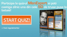 Castiga 50 de seturi cosmetice L'Oreal Men Expert