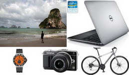 Castiga o excursie in Thailanda, un laptop Dell XPS 13, 5 ceasuri, 3 aparate foto si 3 biciclete