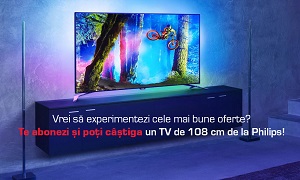 Câștigă un televizor LED Smart Ultra HD Philips