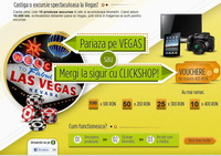 Castiga o vacanta la Las Vegas si 185 de vouchere ClickShop