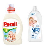 Castiga 10 premii a cate 4 sticle: 2 de Persil Expert Sensitive si 2 Silan Sensitive