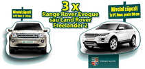 Castiga 3 masini Land Rover Freelander sau Range Rover Evoque