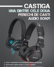 Castiga 2 perechi de casti audio Sony