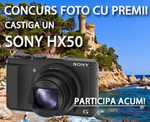 Castiga un aparat foto Sony HX50