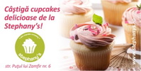 Castiga 3 cutii a cate 6 cupcakes oferite de Stephany's