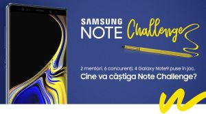 Câștigă 2 smartphone-uri Samsung Galaxy Note9