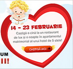 Castiga o cina si-o noapte romantica la un hotel de lux din Bucuresti