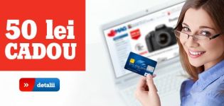 Plătește cu Visa și primești înapoi 50 de lei pe card