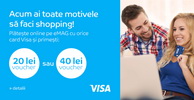 Castiga garantat un voucher eMAG in valoare de 20 de lei sau 40 de lei