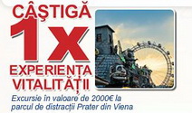 Castiga o vacanta la parcul de distractii Prater din Viena si 45 de premii Vitalis