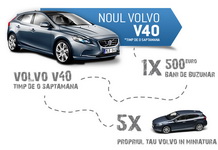 Castiga o vacanta de o saptamana cu noul Volvo V40