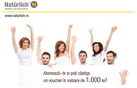 Castiga un voucher Naturlich in valoare de 1.000 de lei