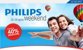 40% reducere la o gama variata de produse Philips